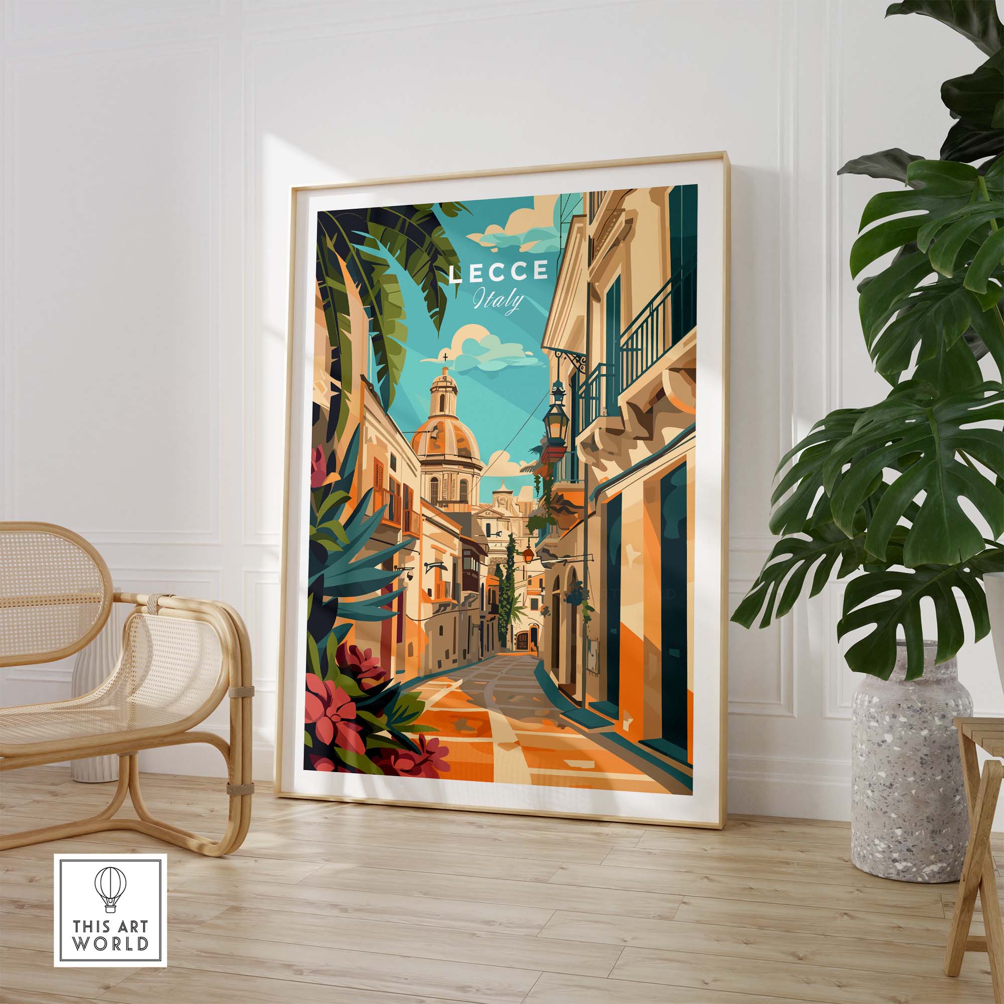 Lecce Travel Print