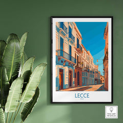 Lecce Wall Art - Stunning Prints of Italy's Charming Cities, showcasing vibrant Lecce architecture.