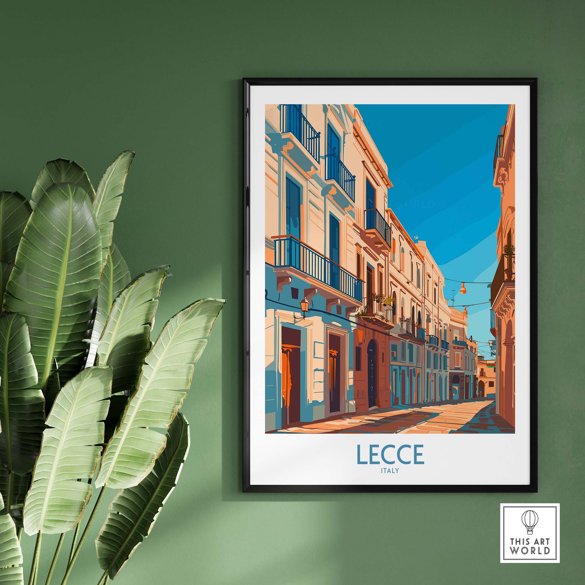 Lecce Wall Art - Stunning Prints of Italy's Charming Cities, showcasing vibrant Lecce architecture.