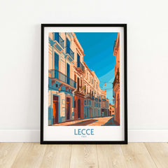 Lecce Wall Art - Stunning Prints of Italy's Charming Cities showcasing historic architecture and vibrant streets.