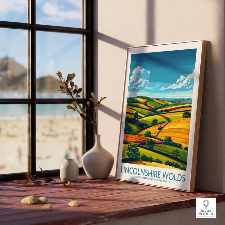 Lincolnshire Wolds Wall Art Poster