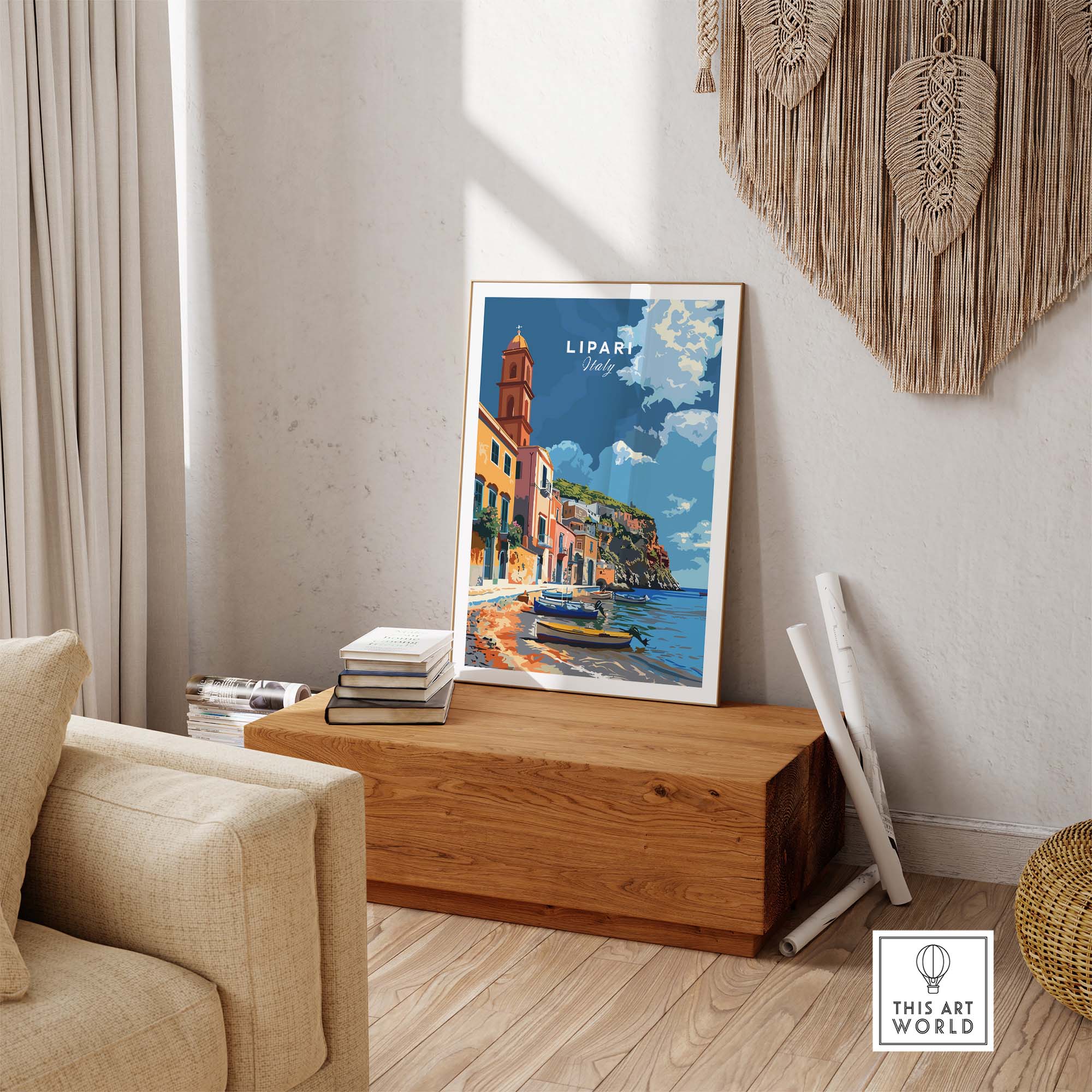 Lipari Poster Italy