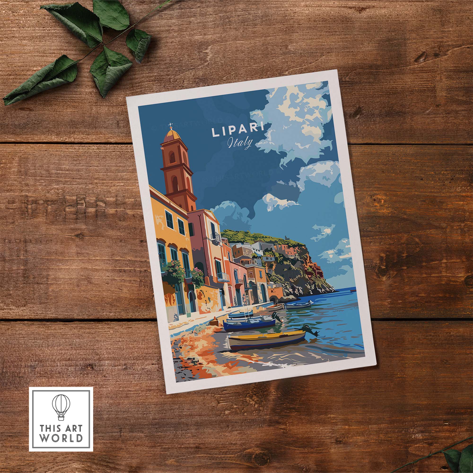 Lipari Poster Italy