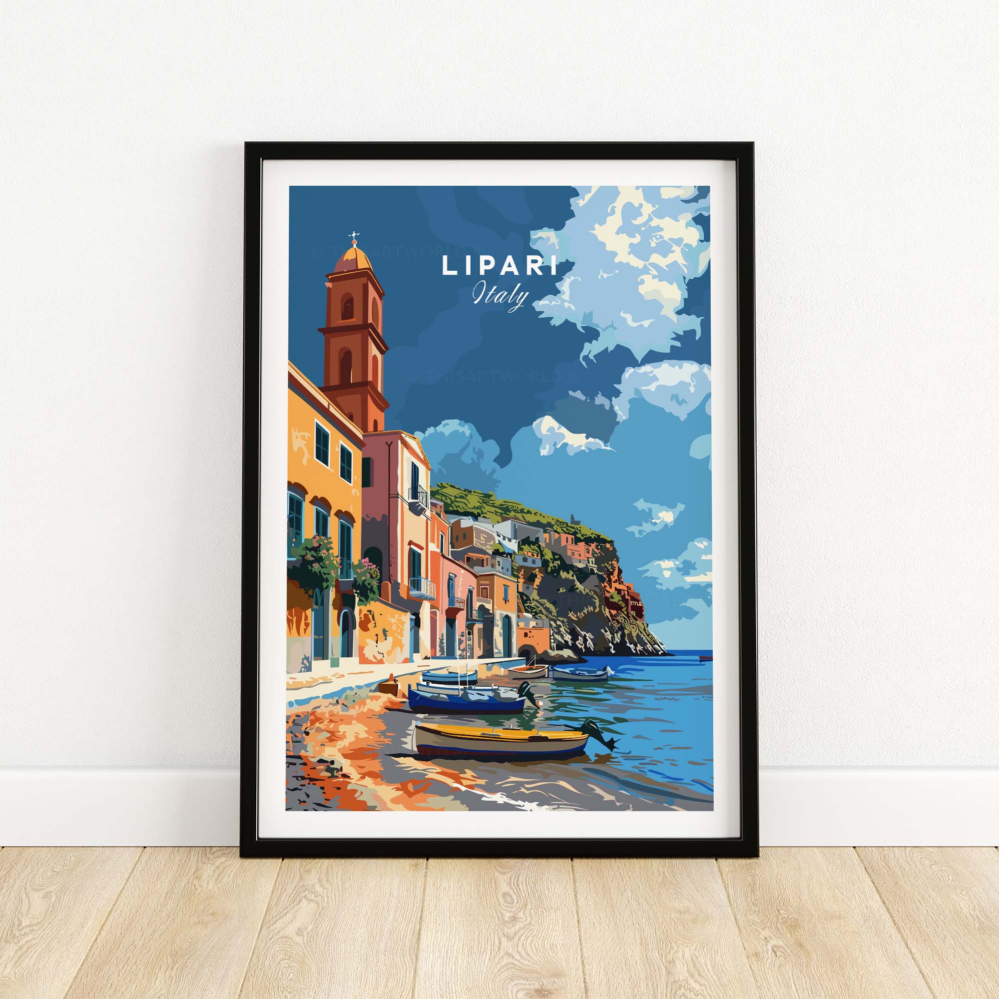 Lipari Poster Italy