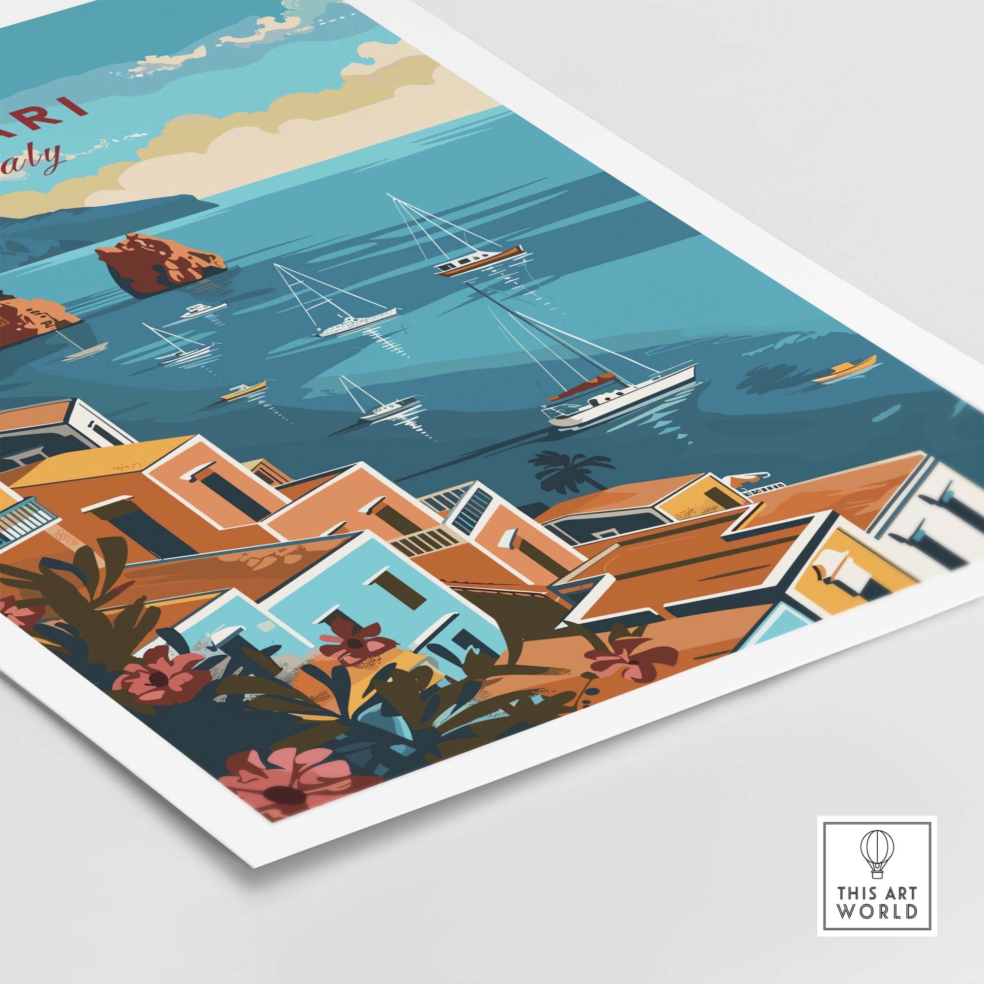Lipari Travel Poster