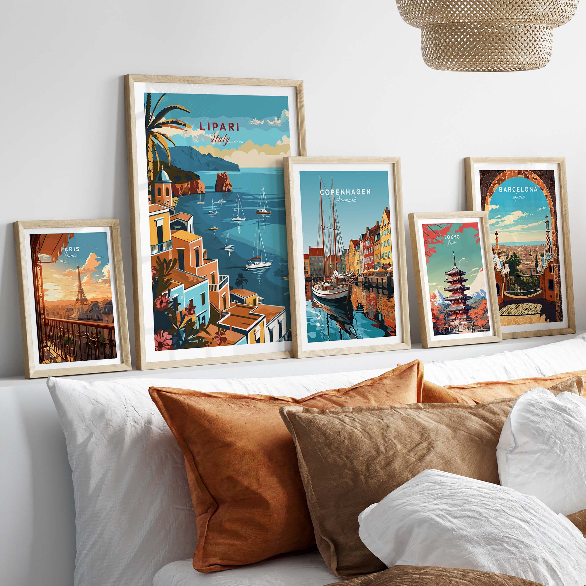 Lipari Travel Poster