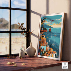 Lipari Travel Poster