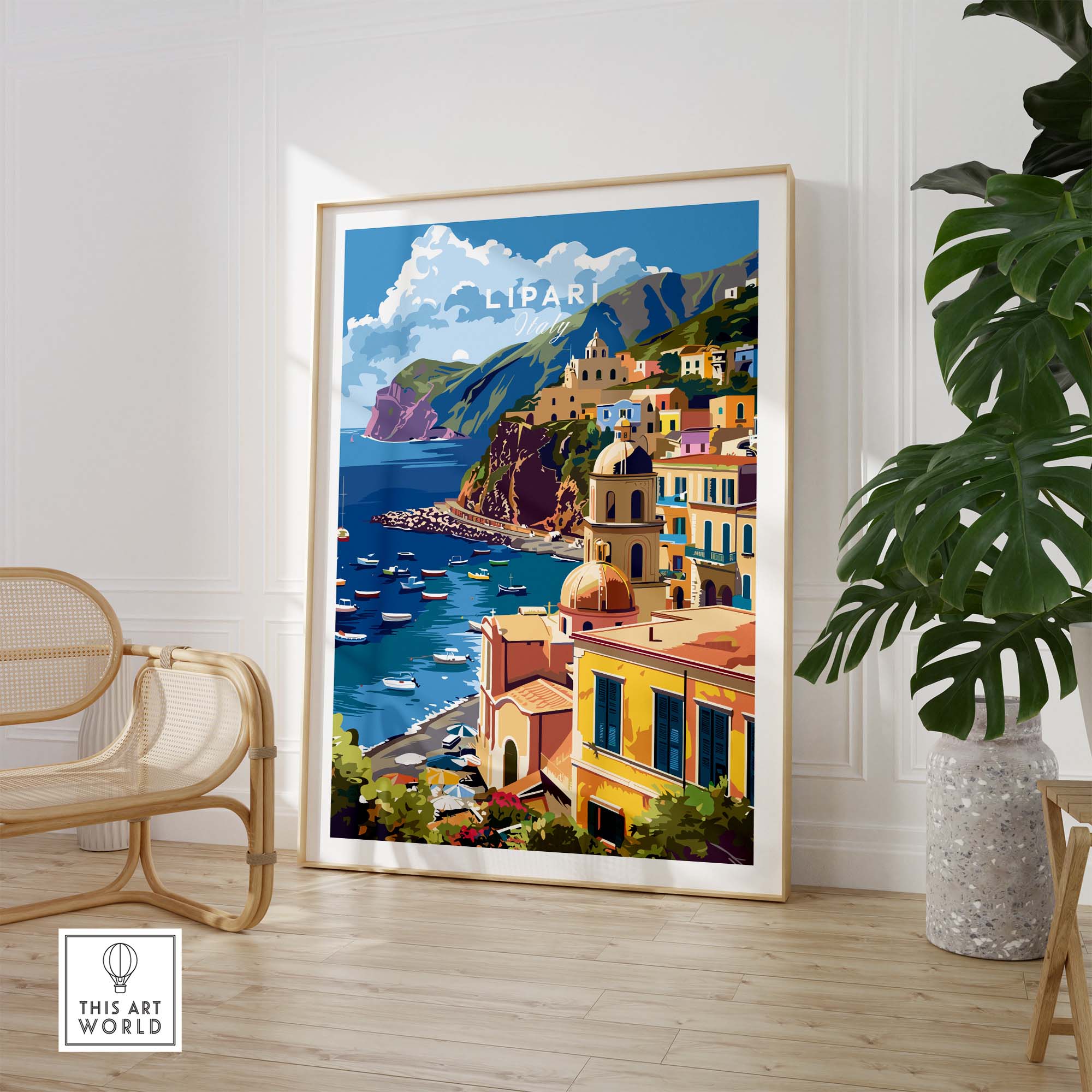 Lipari Travel Print