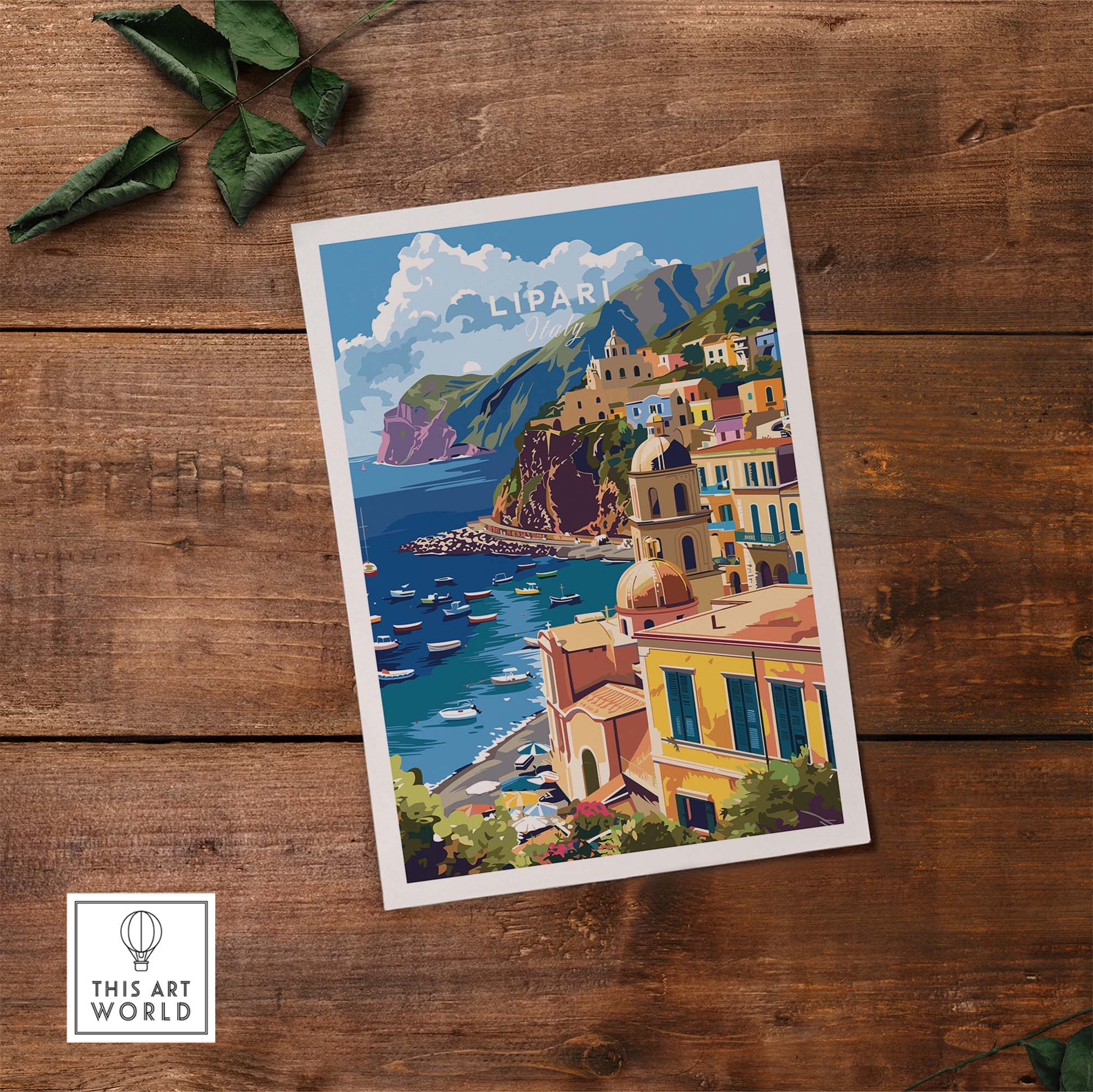 Lipari Travel Print