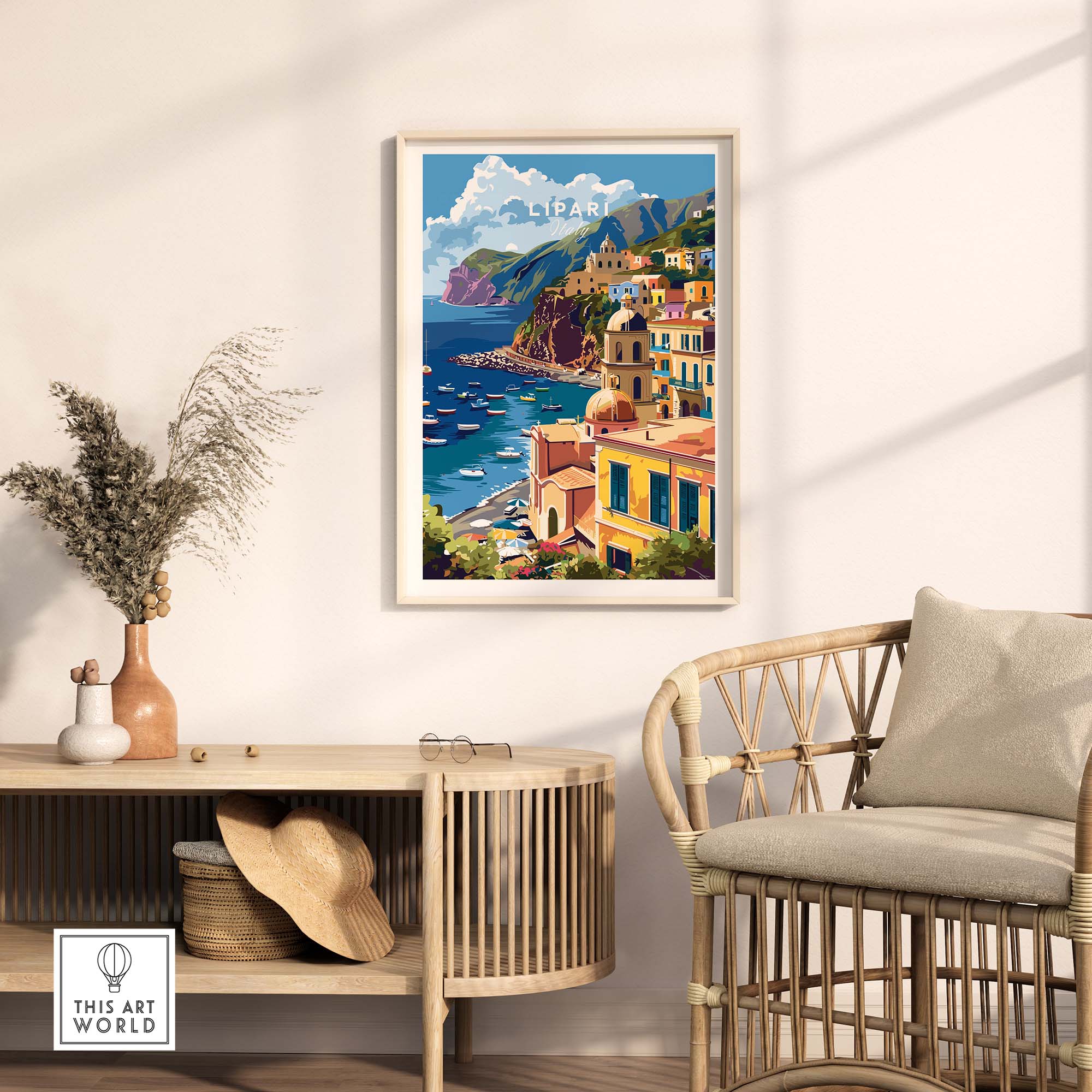 Lipari Travel Print