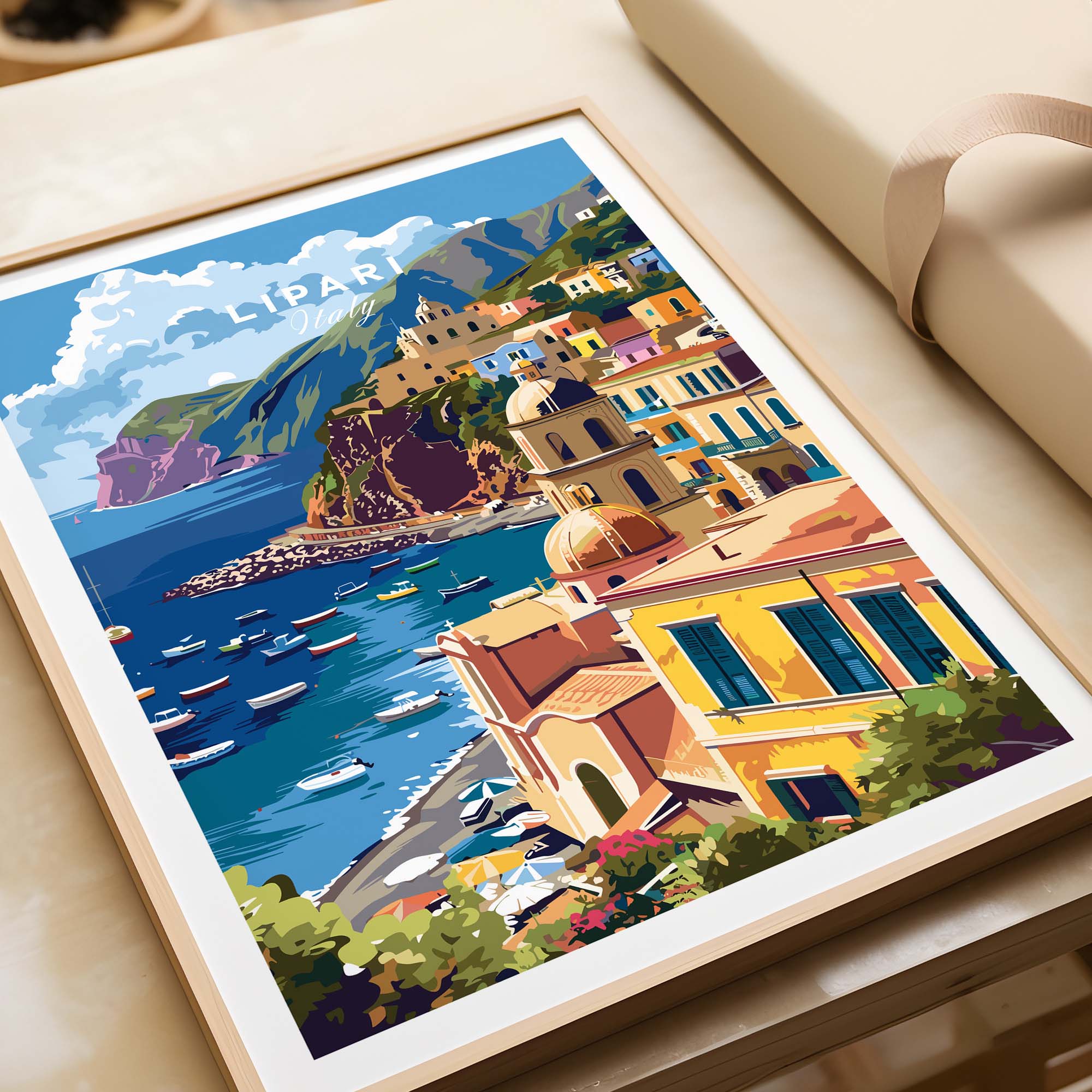 Lipari Travel Print