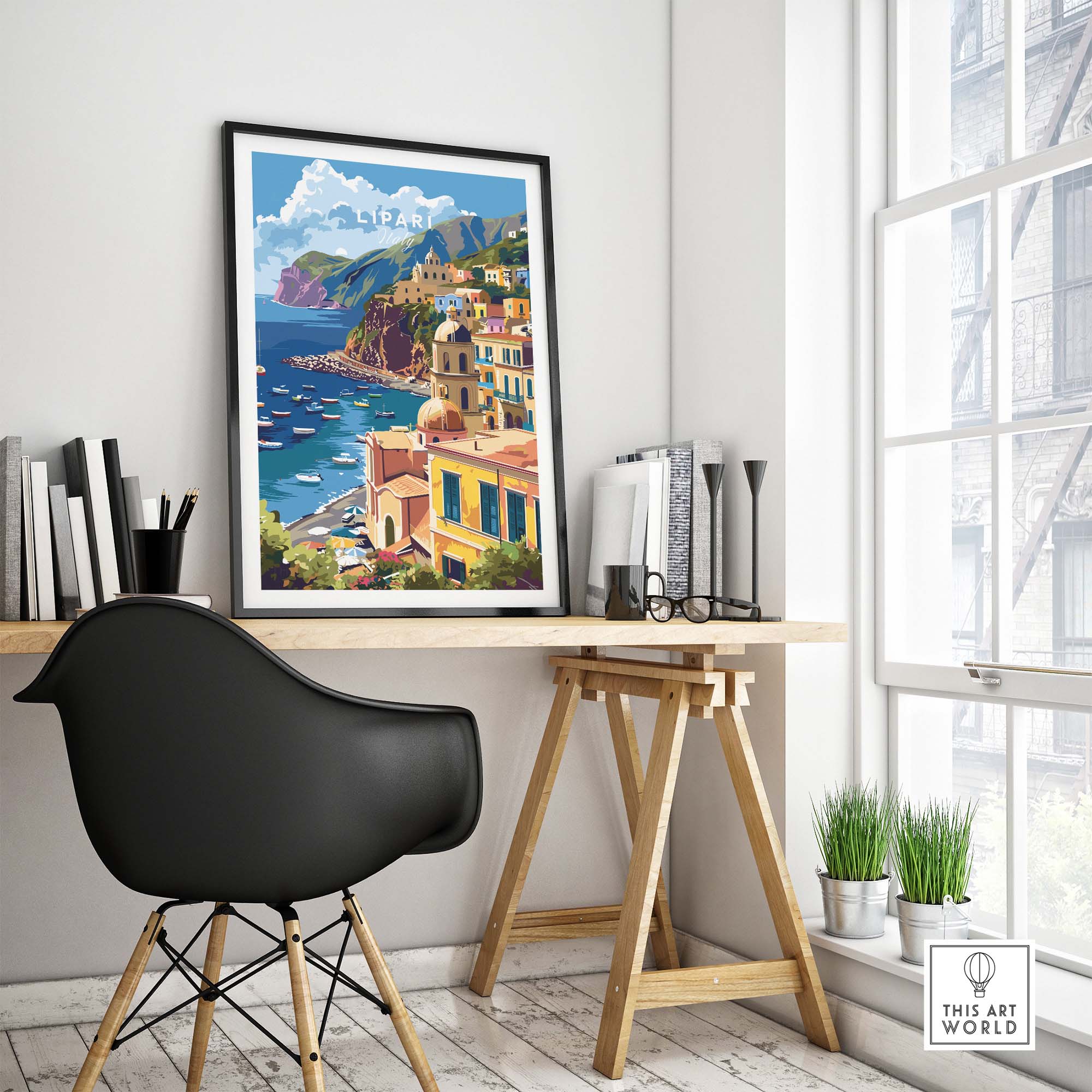 Lipari Travel Print