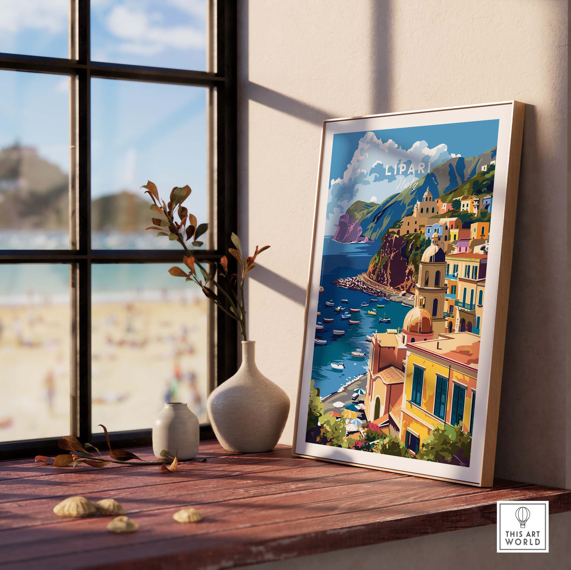 Lipari Travel Print