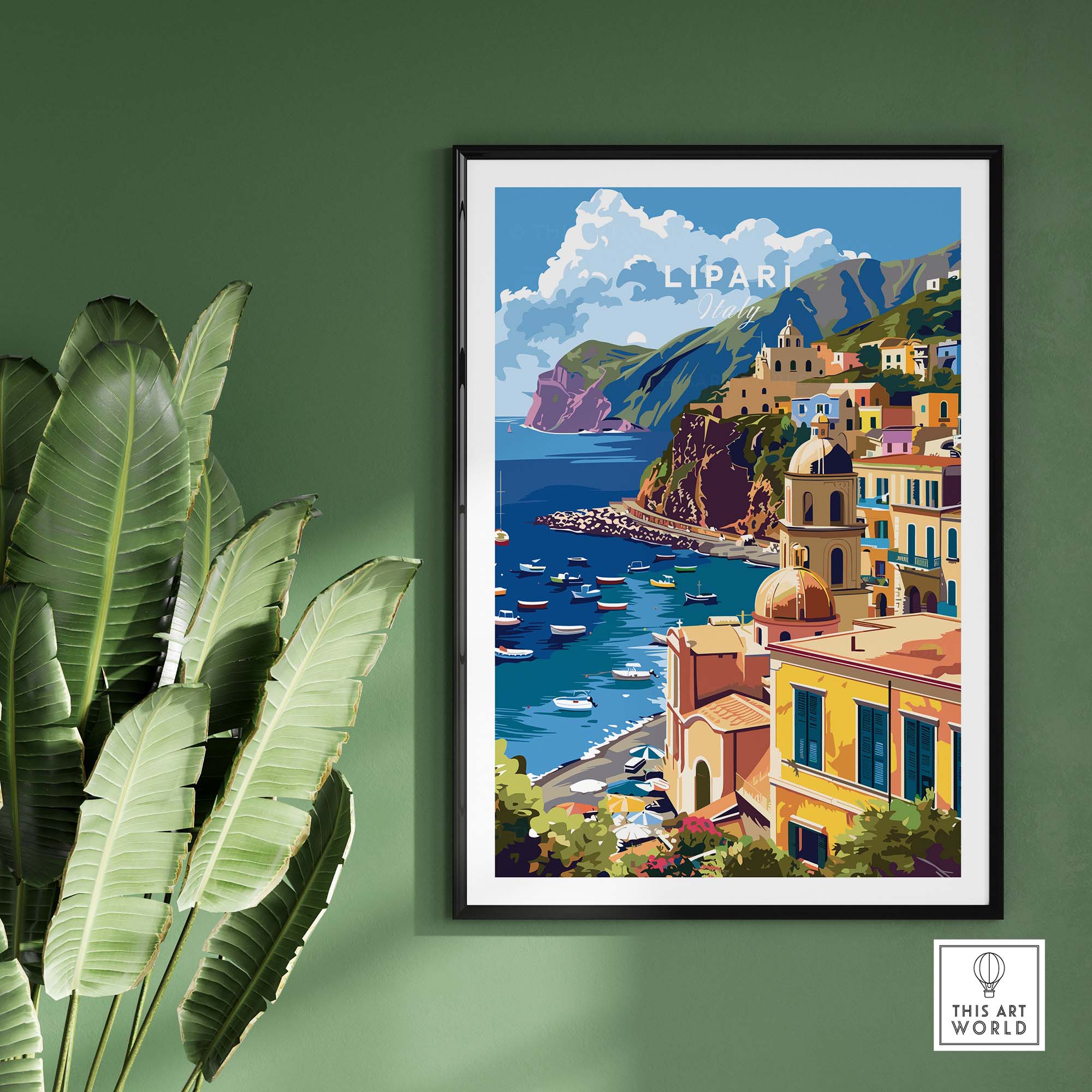 Lipari Travel Print