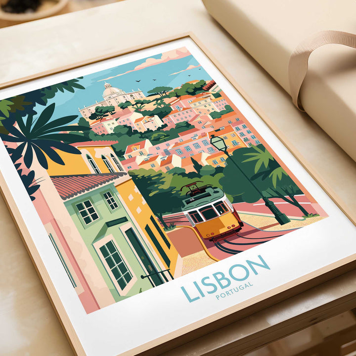 Lisbon Art Travel Print-This Art World