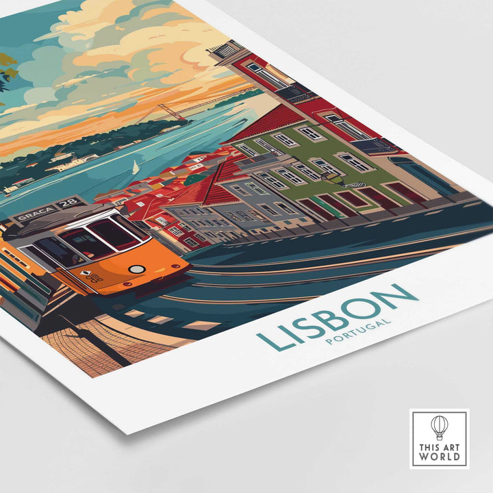 Lisbon Print - Portugal-This Art World