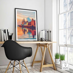 Liverpool City Poster-This Art World