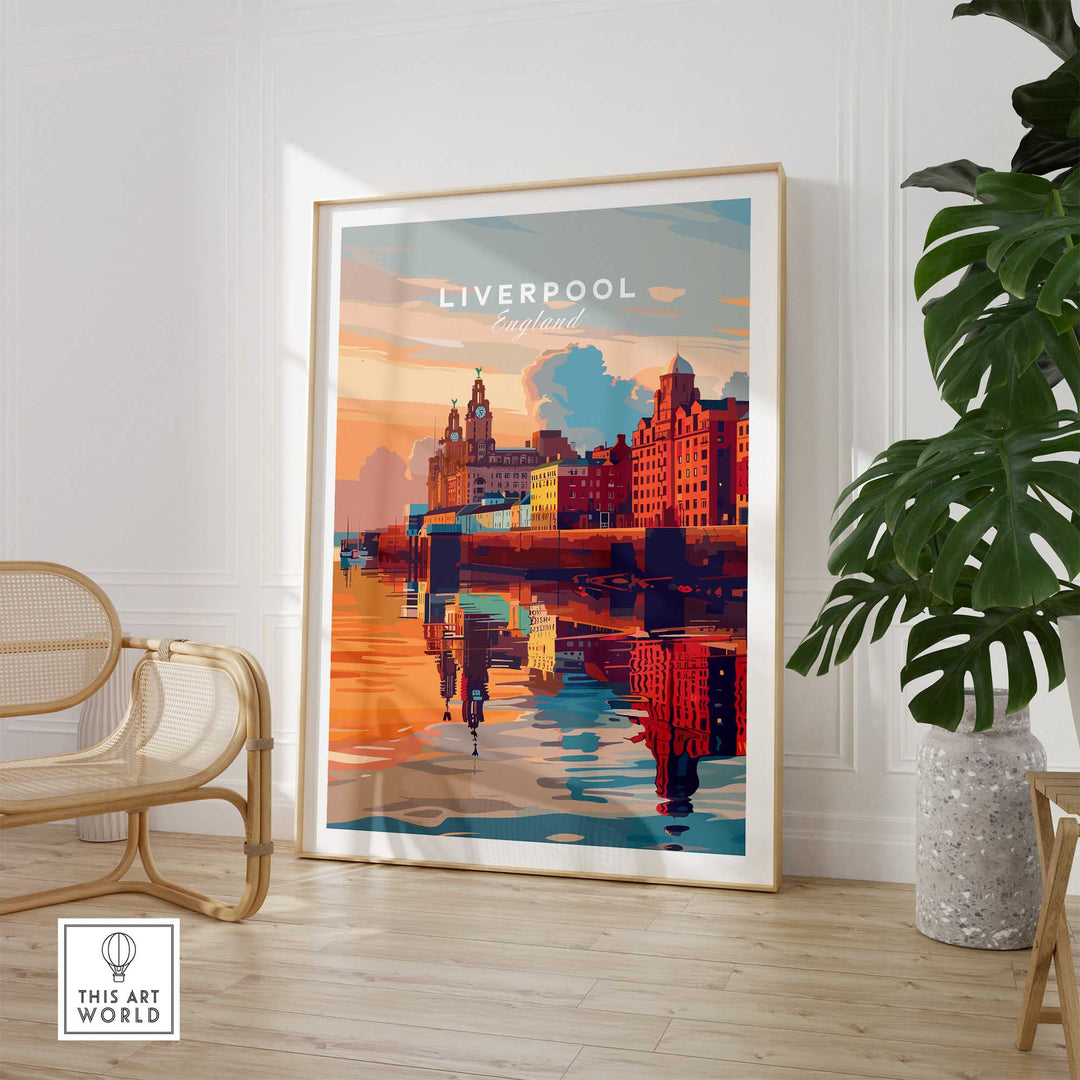 Liverpool City Poster-This Art World