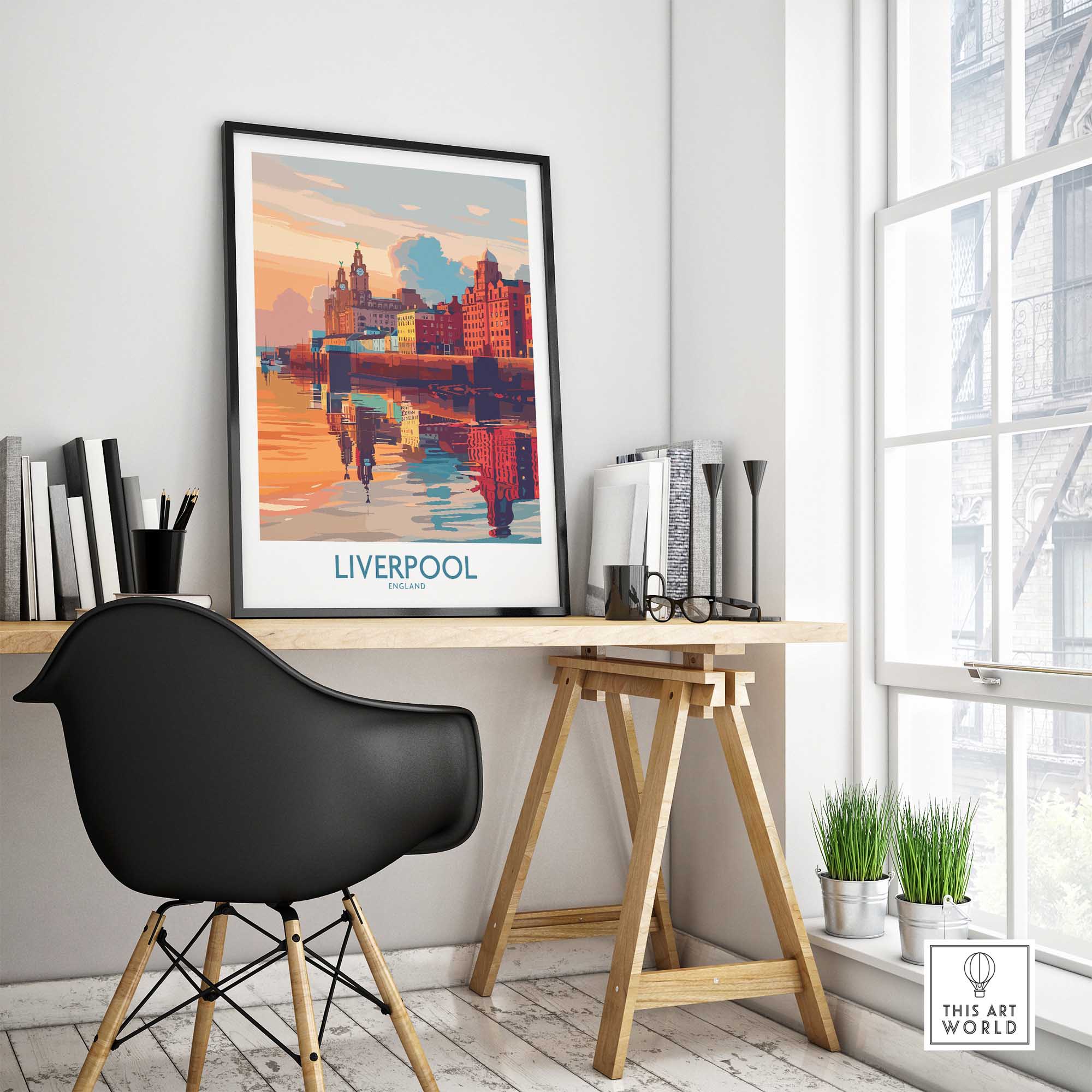 Liverpool City Print-This Art World