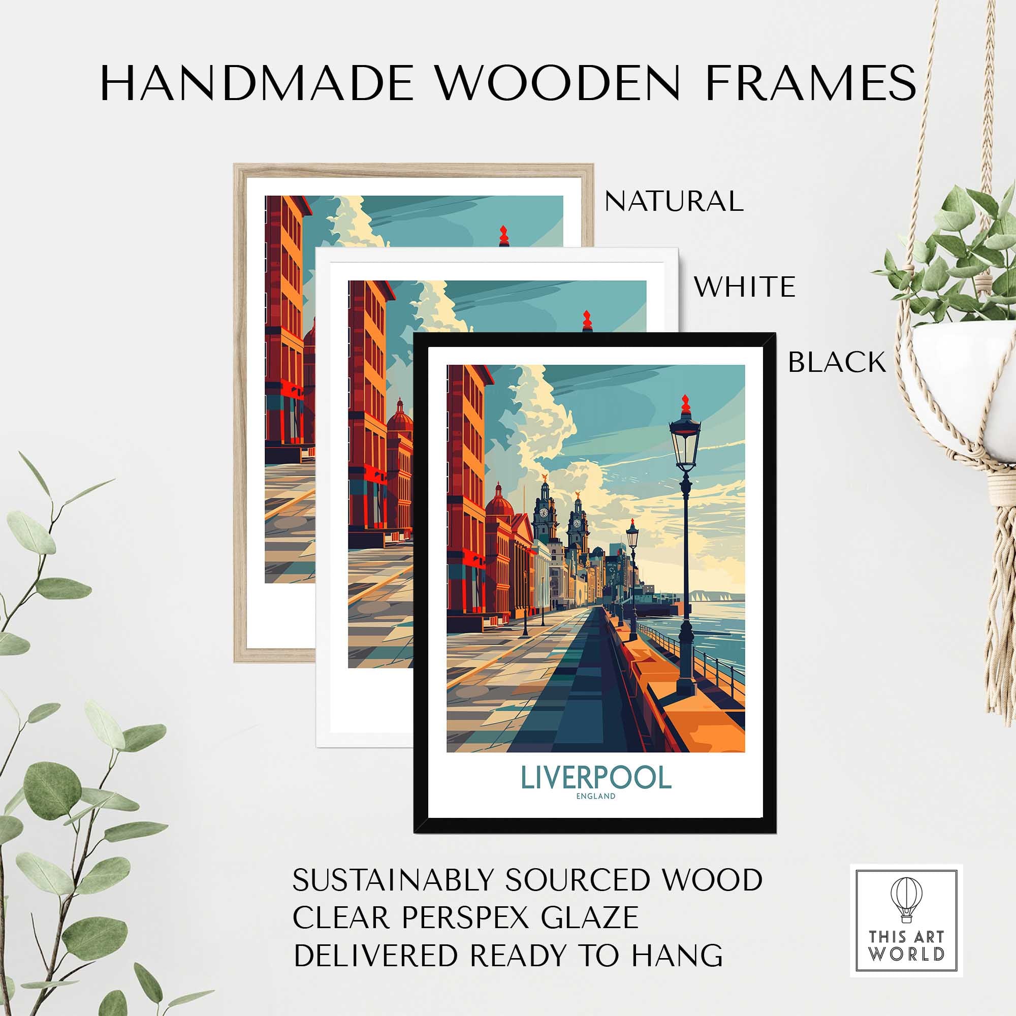 Liverpool City Travel Print-This Art World