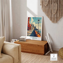 Liverpool City Travel Print-This Art World
