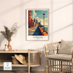 Liverpool City Travel Print-This Art World
