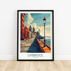 Liverpool City Travel Print-This Art World