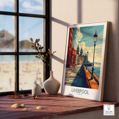 Liverpool City Travel Print-This Art World