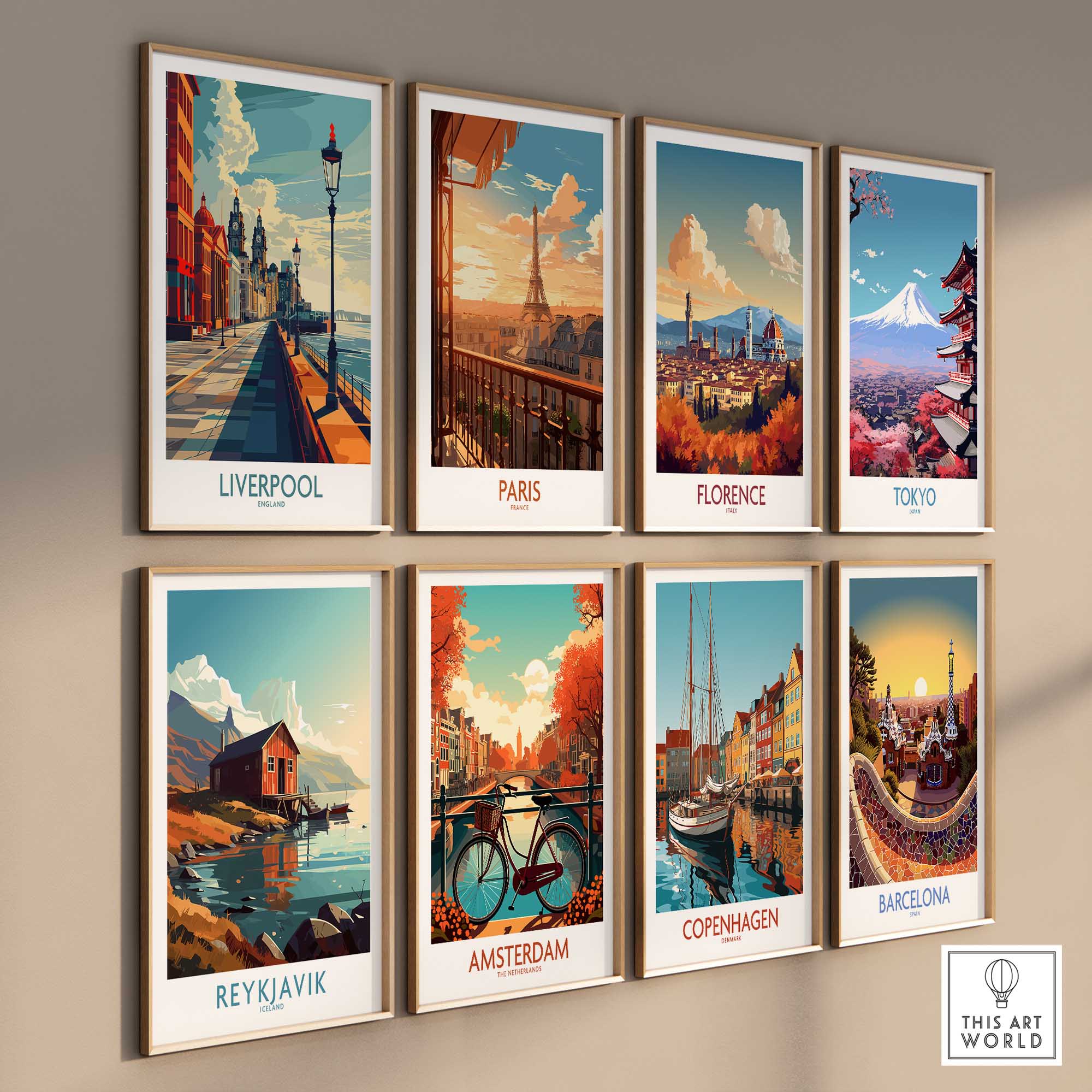 Liverpool City Travel Print-This Art World