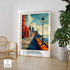 Liverpool City Travel Print-This Art World