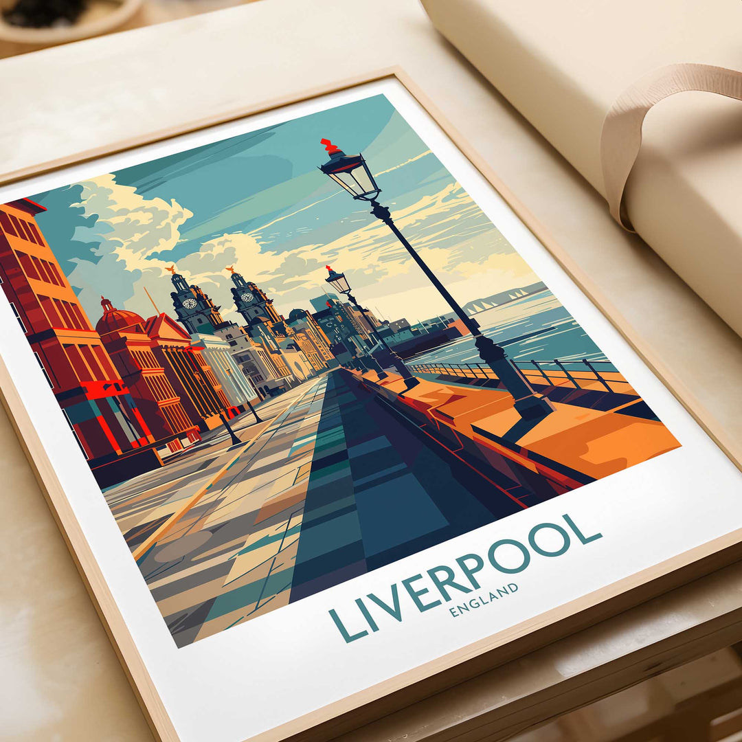 Liverpool City Travel Print-This Art World