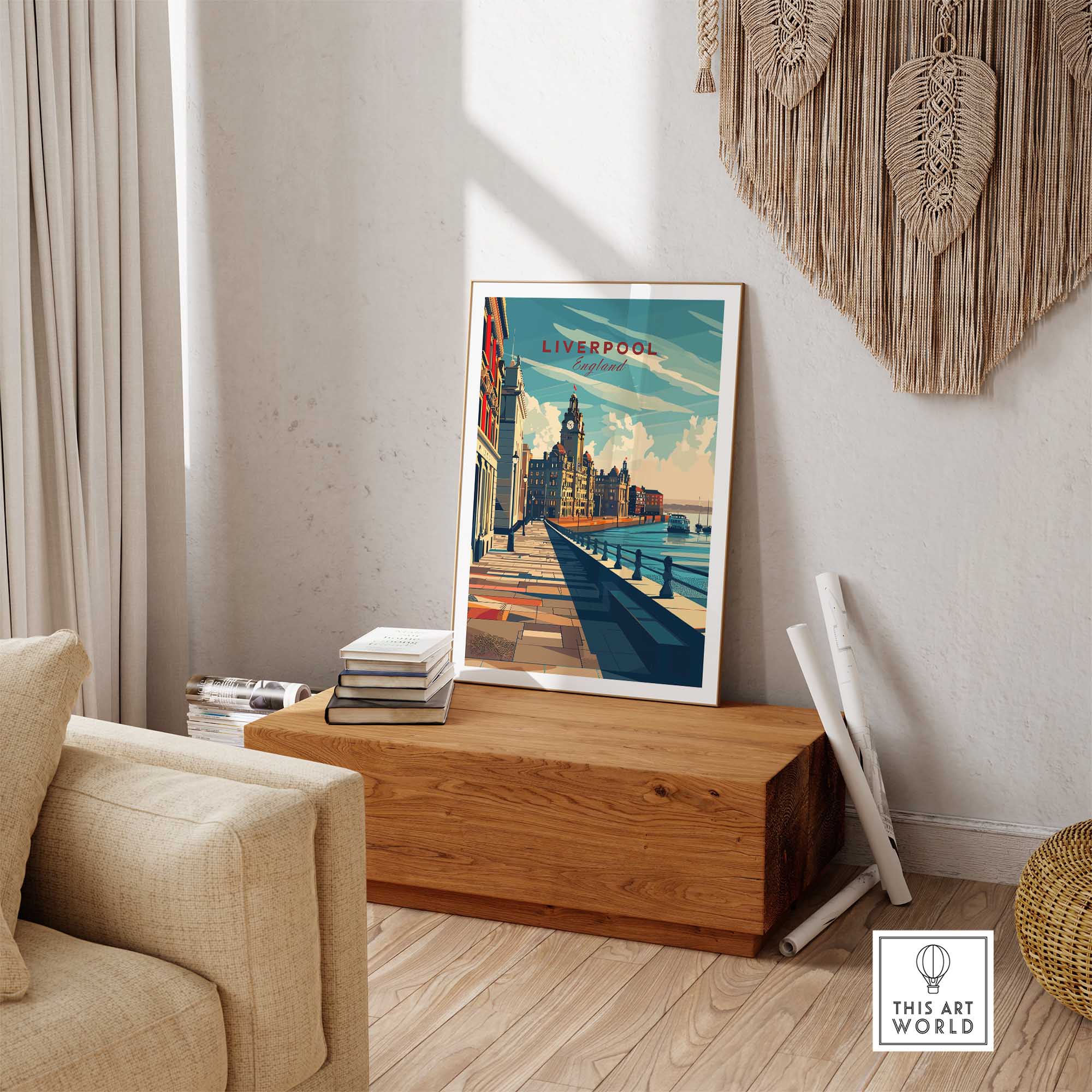 Liverpool England Poster-This Art World