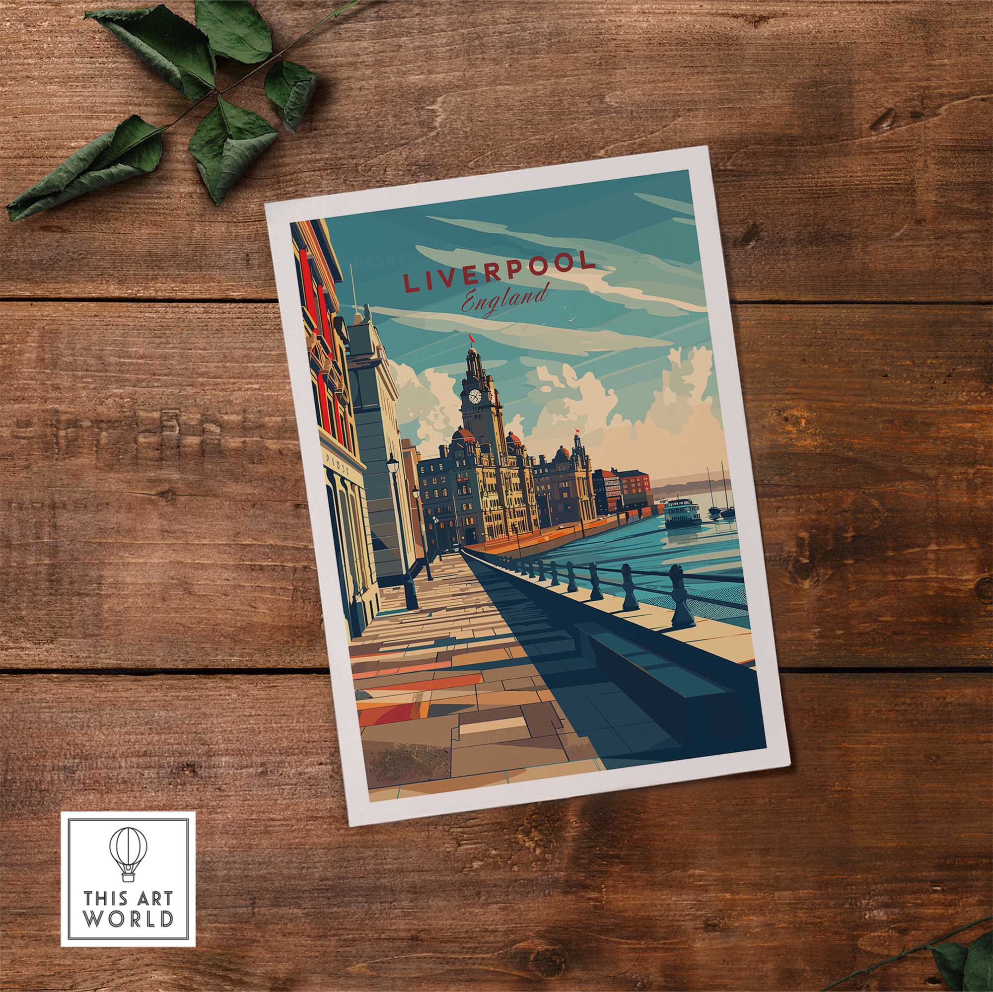 Liverpool England Poster-This Art World