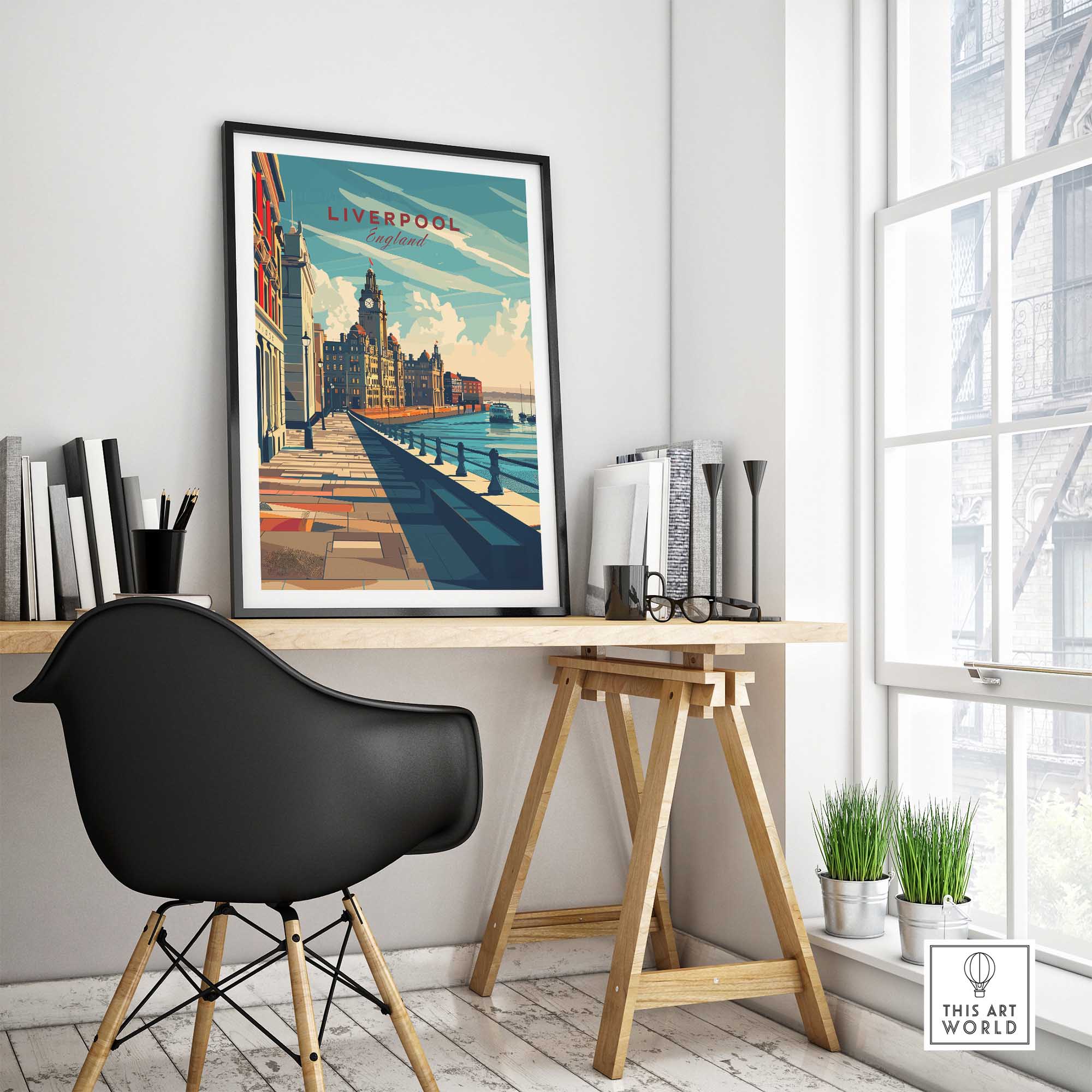 Liverpool England Poster-This Art World