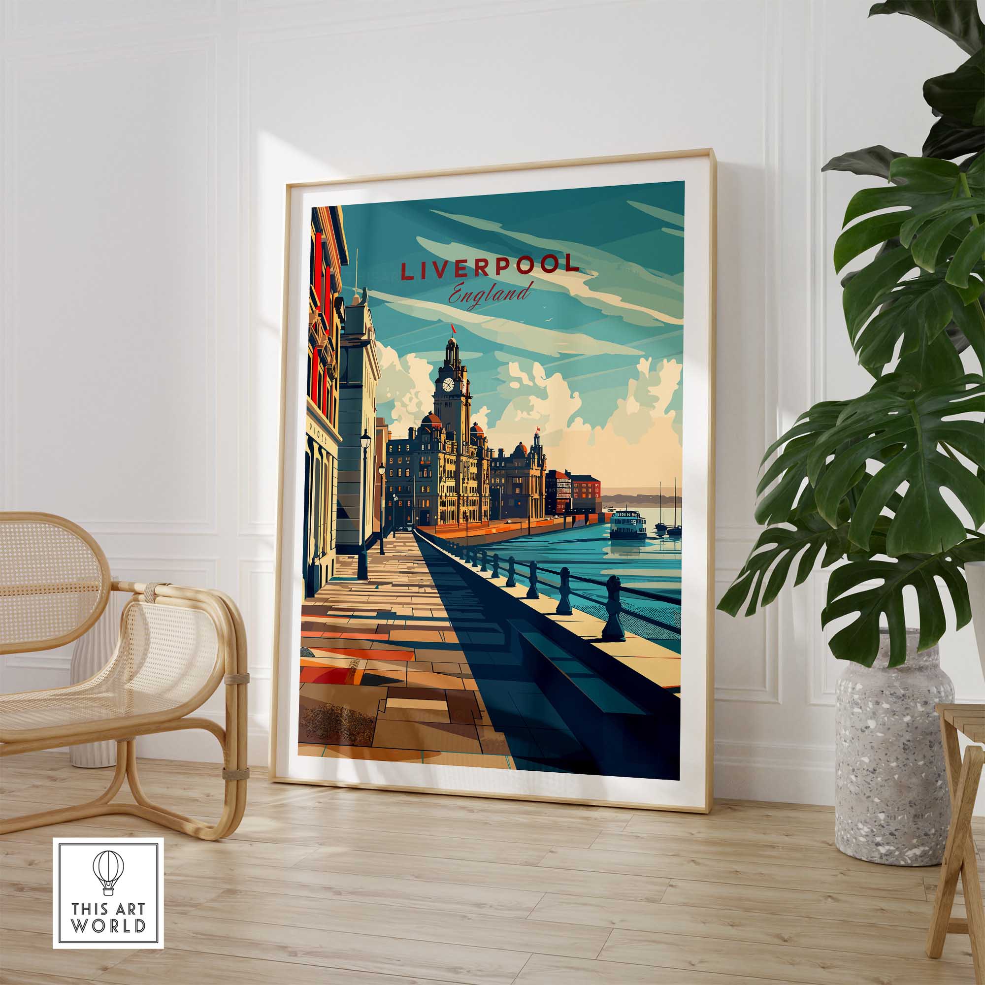 Liverpool England Poster-This Art World