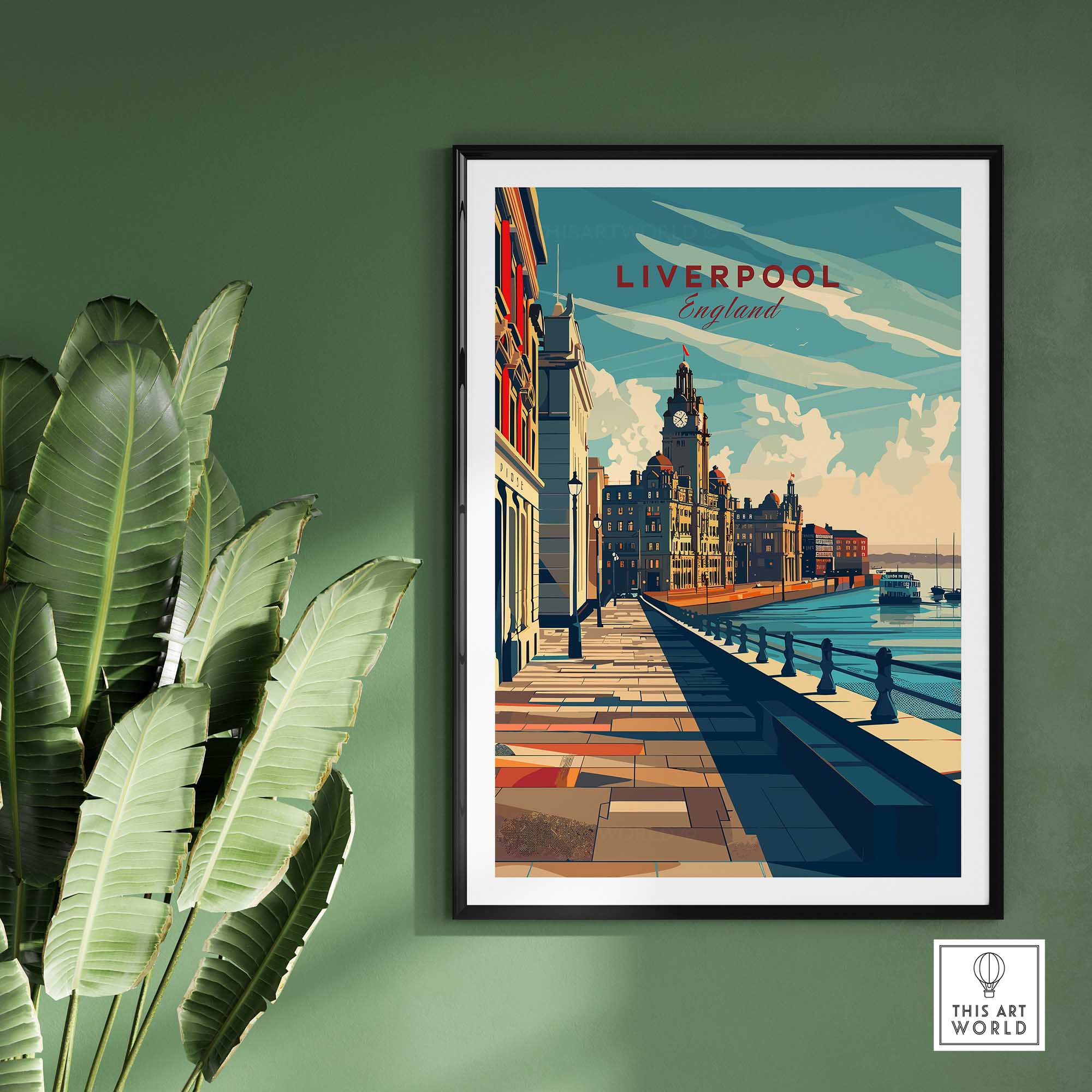 Liverpool England Poster-This Art World