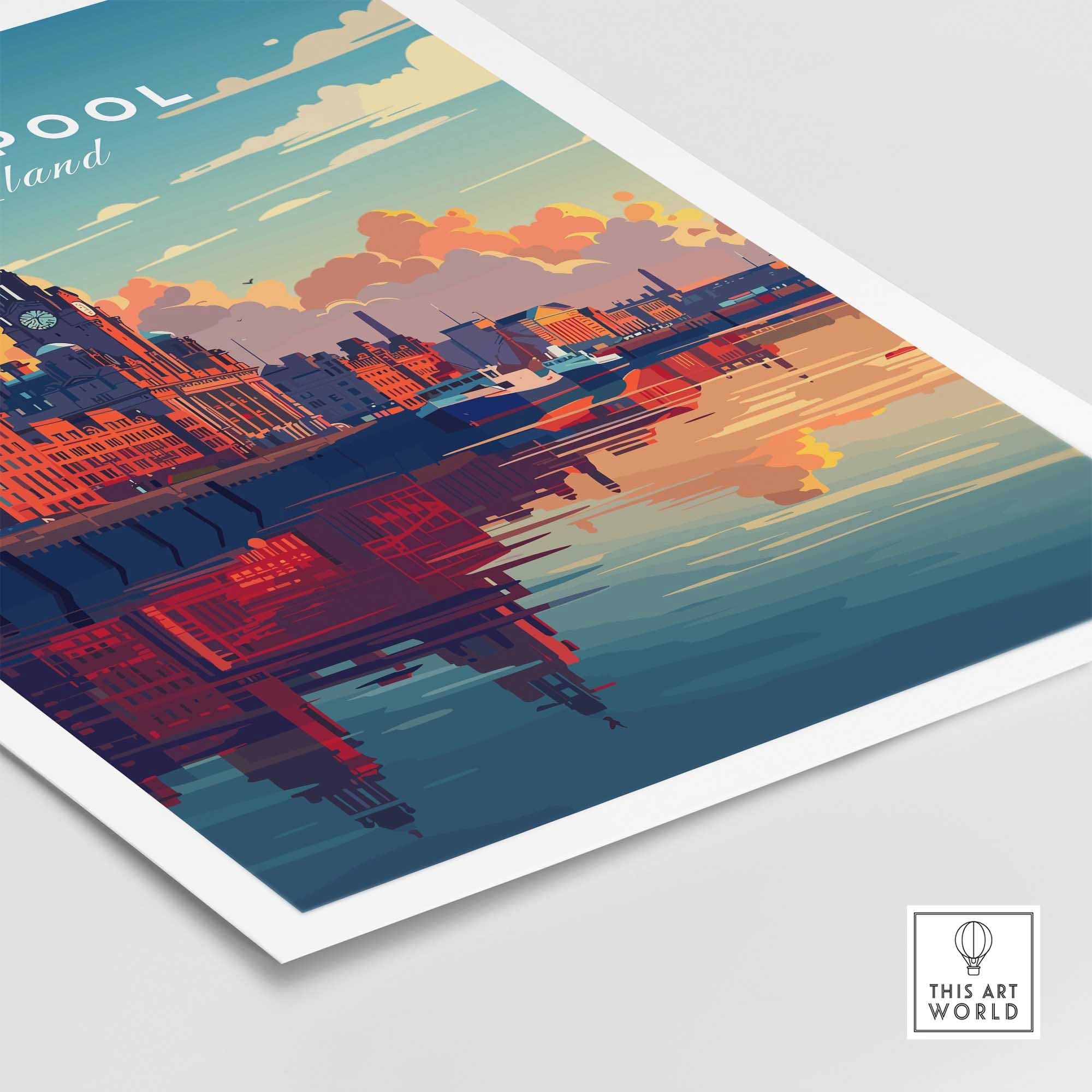 Liverpool Travel Poster-This Art World