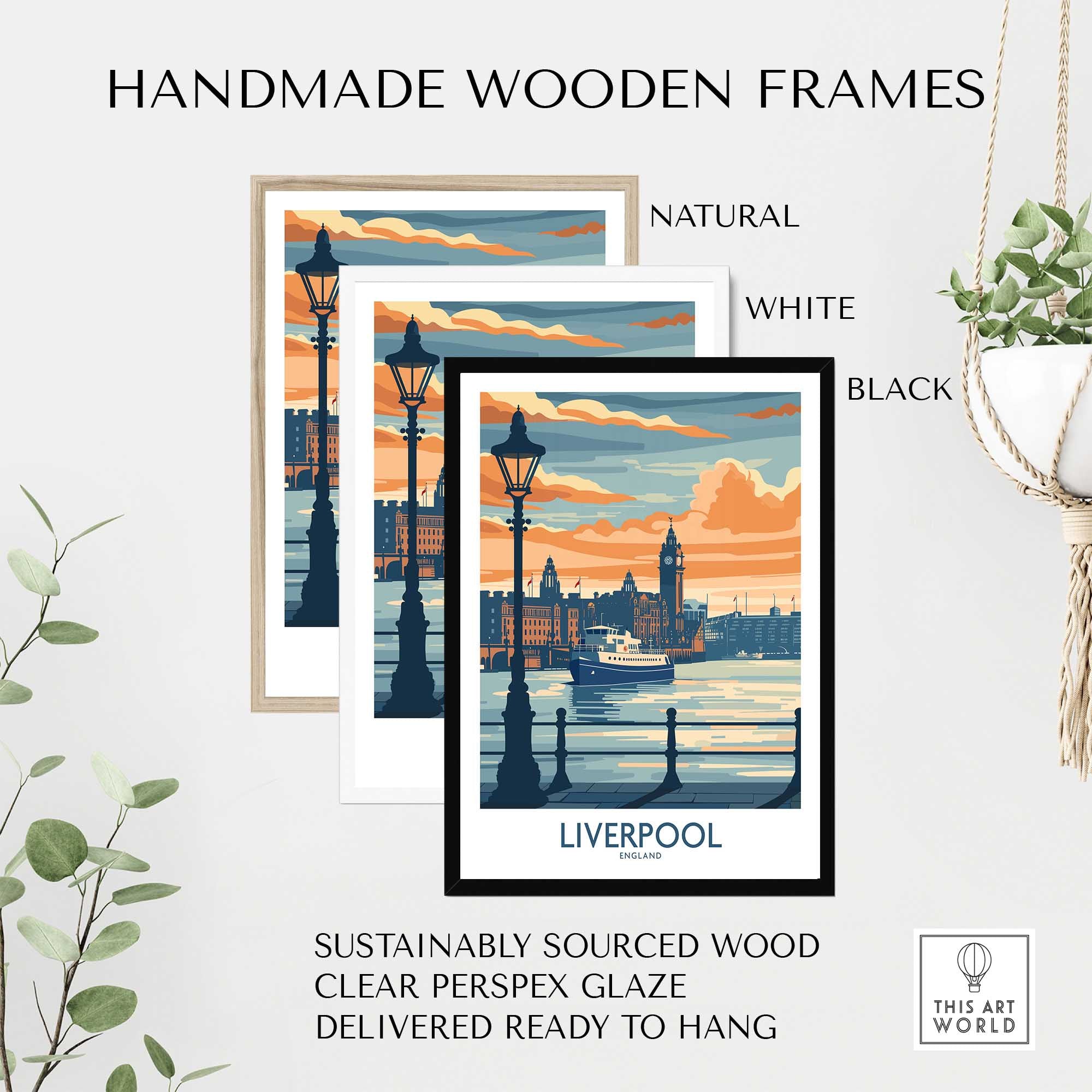 Liverpool Travel Poster Print-This Art World