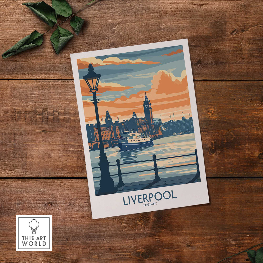 Liverpool Travel Poster Print-This Art World