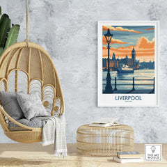 Liverpool Travel Poster Print-This Art World