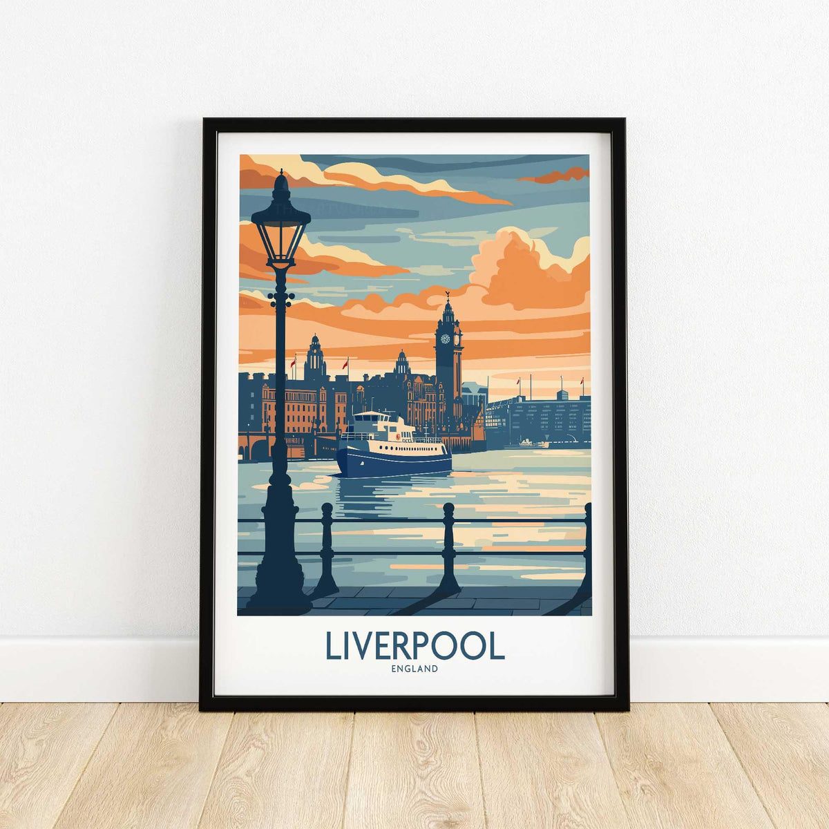 Liverpool Travel Poster Print - Vintage Style Art – This Art World