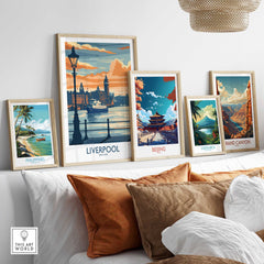 Liverpool Travel Poster Print-This Art World