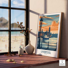 Liverpool Travel Poster Print-This Art World