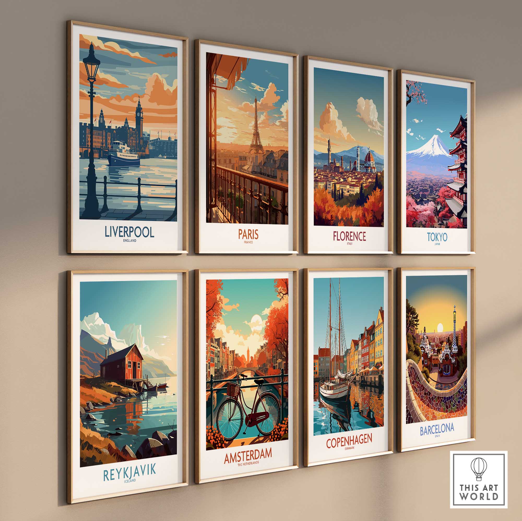 Liverpool Travel Poster Print-This Art World