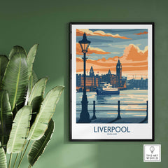 Liverpool Travel Poster Print-This Art World