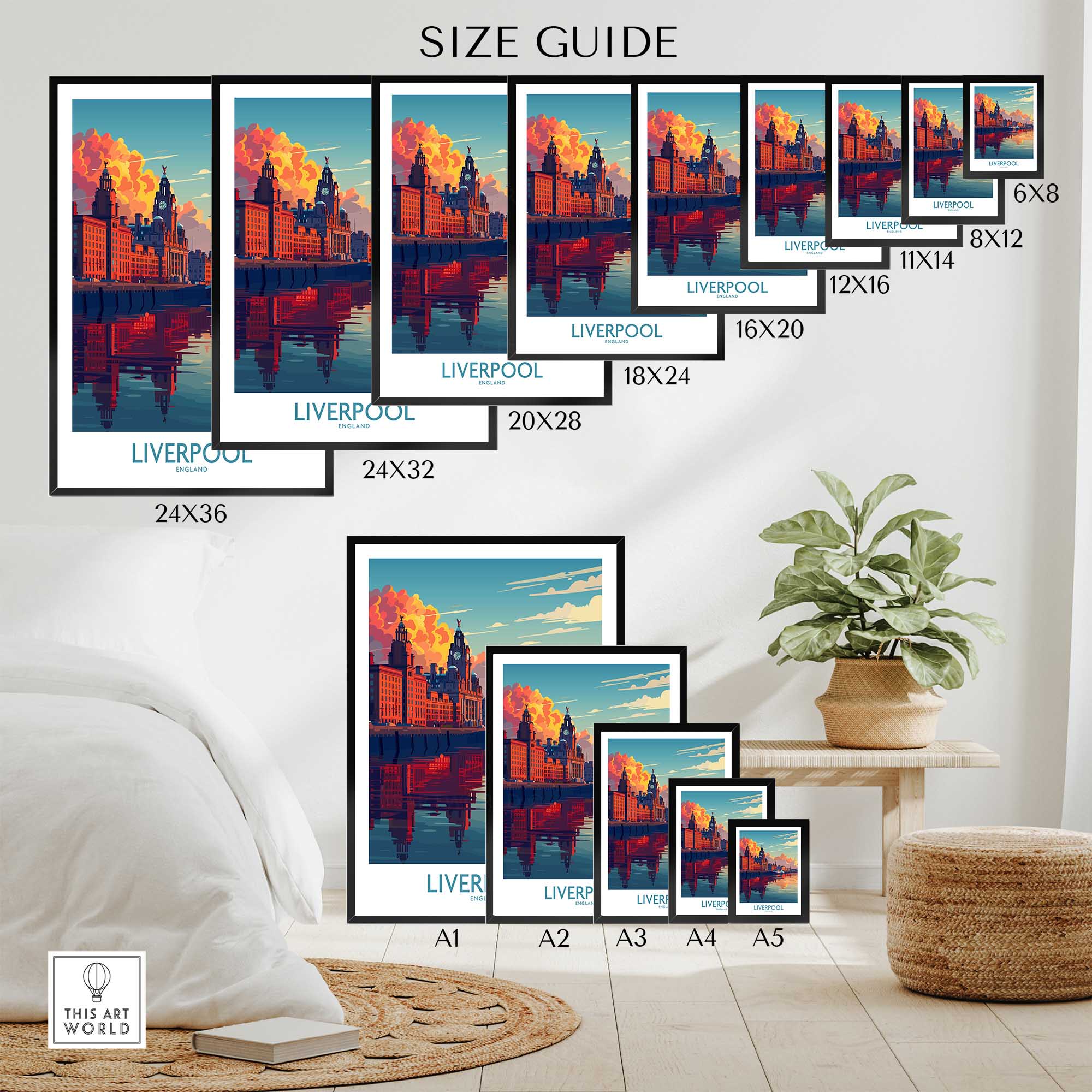 Liverpool Travel Print-This Art World