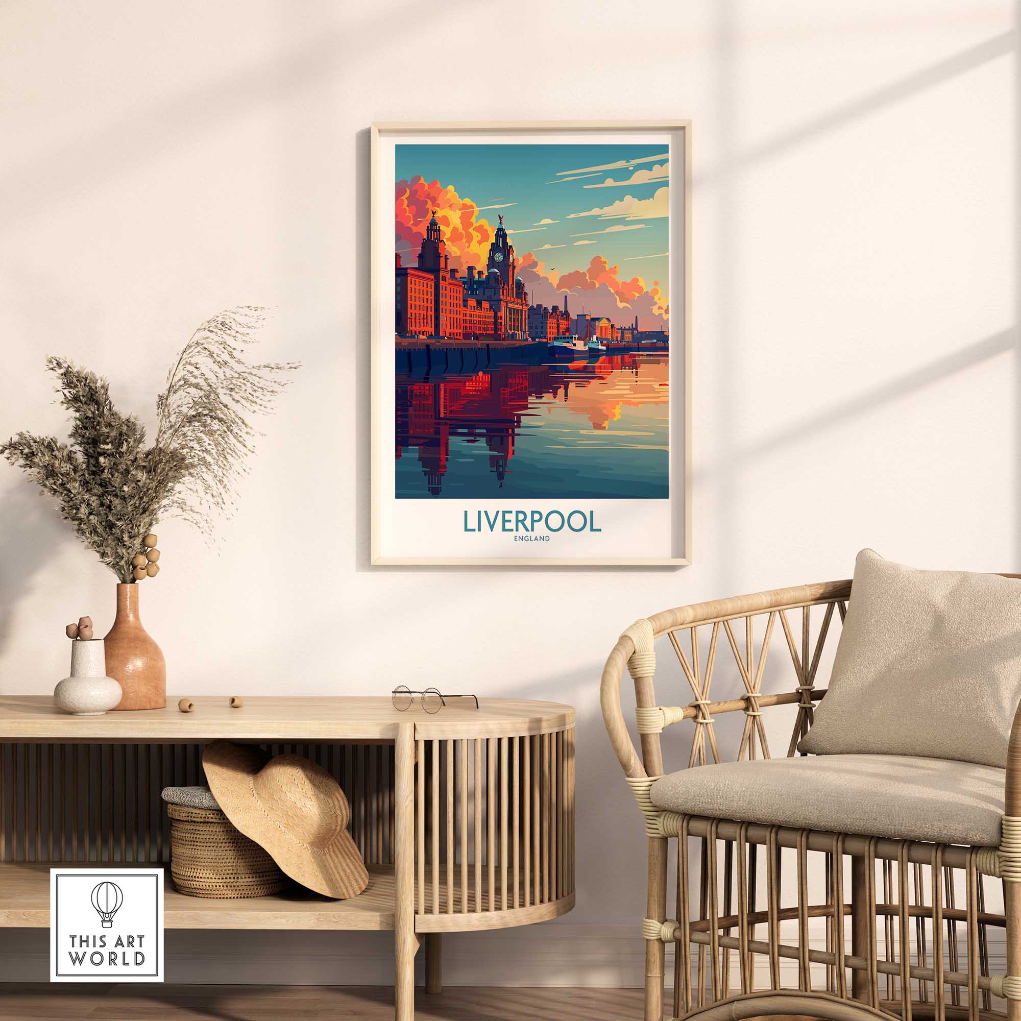 Liverpool Travel Print-This Art World