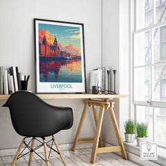 Liverpool Travel Print-This Art World