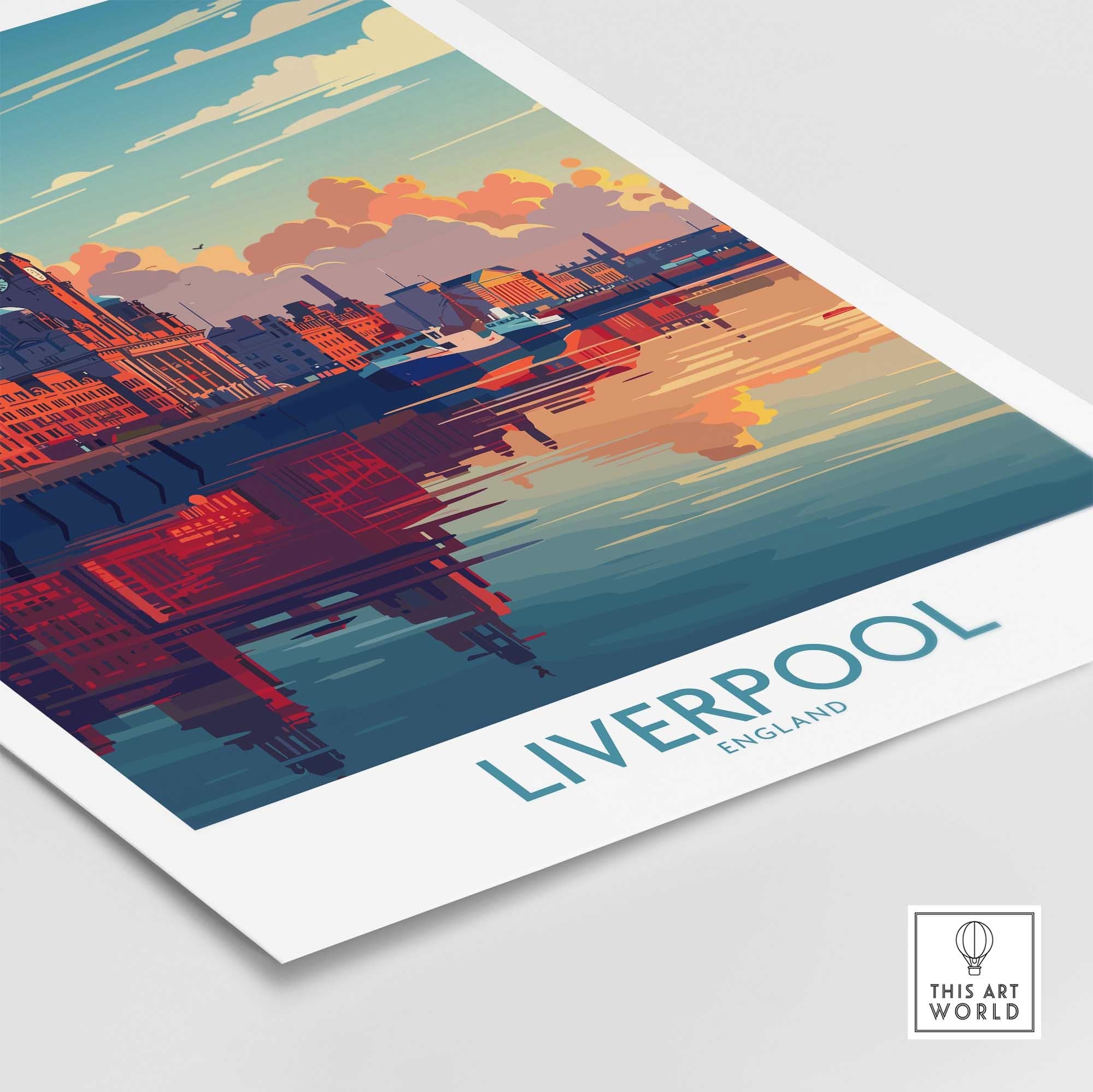 Liverpool Travel Print-This Art World