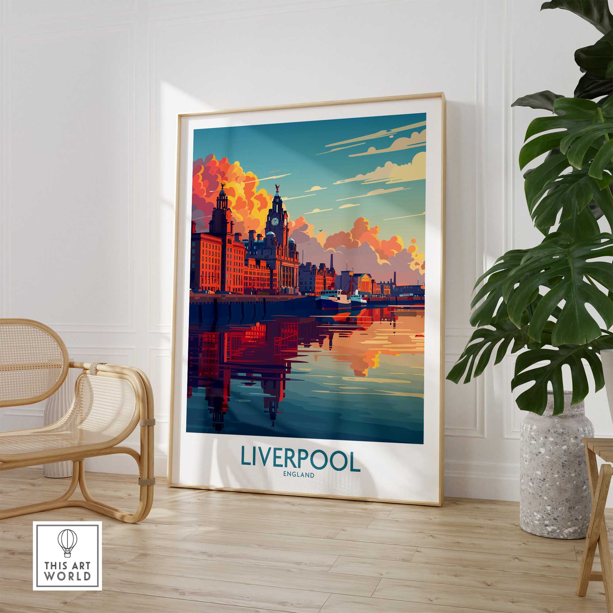 Liverpool Travel Print-This Art World